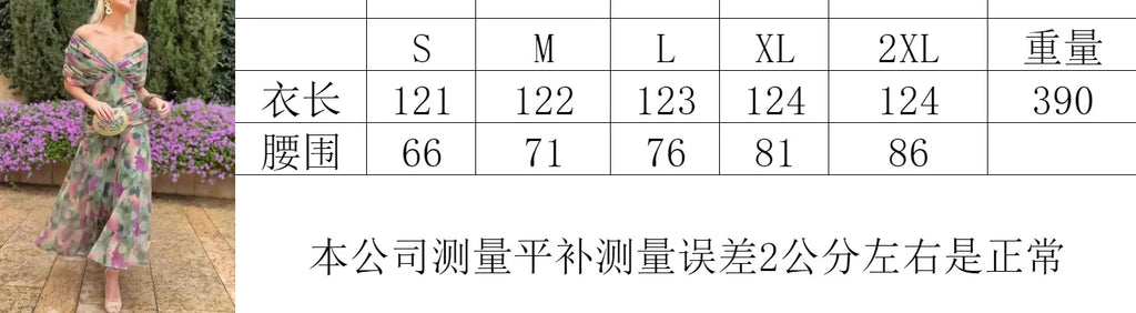 New Floral Print Mesh Women's Long Dresses Fashion V-neck Off Shoulder Pleated Party Dress Elegant Short Sleeved Bohemian Dress